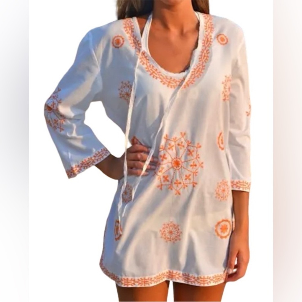 Lucky & Coco beach cover up. Size S. 100% rayon- breezy and comfy!